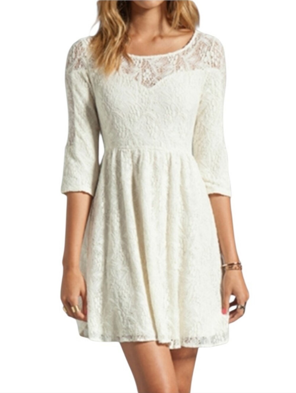 🌻226.Free People Lace Dress Size XS